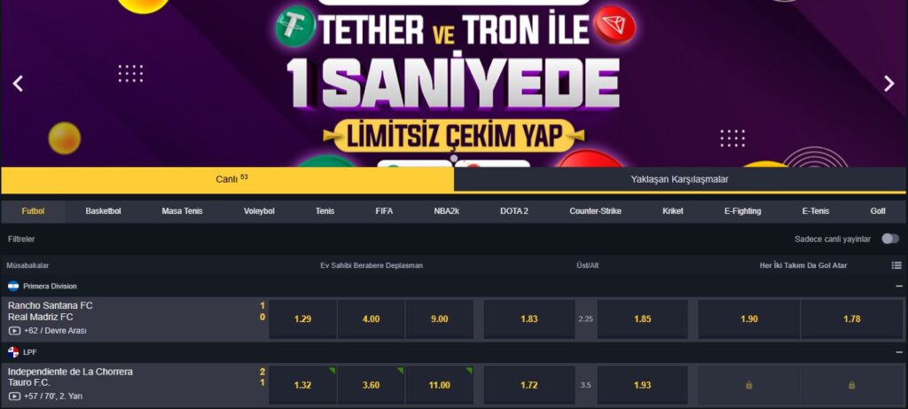 holiganbet oranları